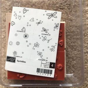 Stampin' Up Sprinkles set of 4 stamps